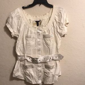 Deréon Beyoncé White and Gold top